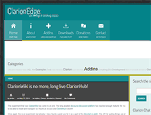 Tablet Screenshot of clarionedge.com